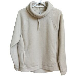 RBX Sherpa Cowl Neck Sweater Off White Size Medium